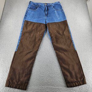 WFS Element Gear Jeans Mens 32x32 (34x31) Blue Hunting Brush Guard Upland Game